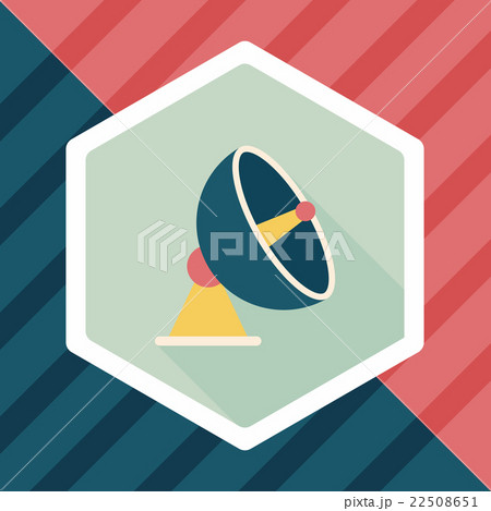 Space Satellite flat icon with long shadow,eps10 Space Satellite flat icon with long shadow,eps10 22508651