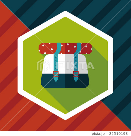Backpack flat icon with long shadow,eps10 Backpack flat icon with long shadow,eps10 22510198
