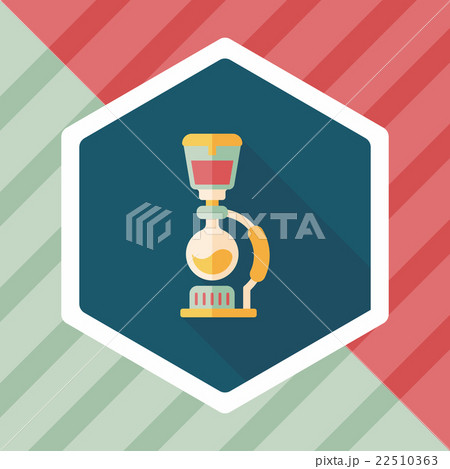 coffee maker flat icon with long shadow,eps10 22510363