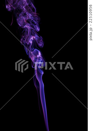 Abstract lilac smoke from aromatic sticks. Abstract lilac smoke from aromatic sticks. 22510956