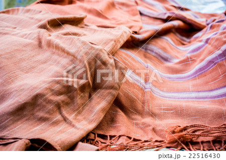 handmade cotton, traditional thai fabric of cotton 22516430