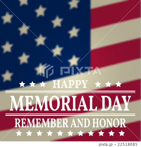 Happy Memorial Day background template.  22518085