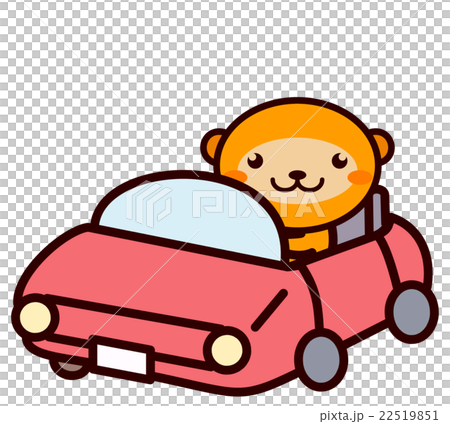 車を運転する動物シリーズ 22519851