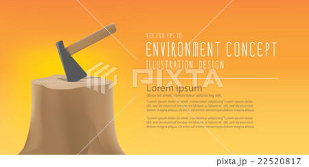 Banner the environmental problems of deforestation 22520817