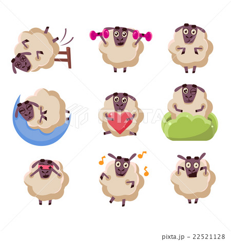 Sheep Character Activities Set 22521128