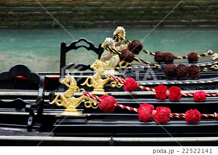Decorated Gondolas in Venice, Italy 22522141