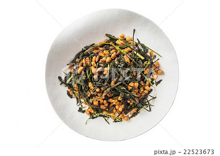 玄米茶　Drink of tea with whole rice Japan 22523673