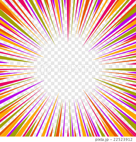 Color Comics Radial Speed Lines graphic effects on 22523912