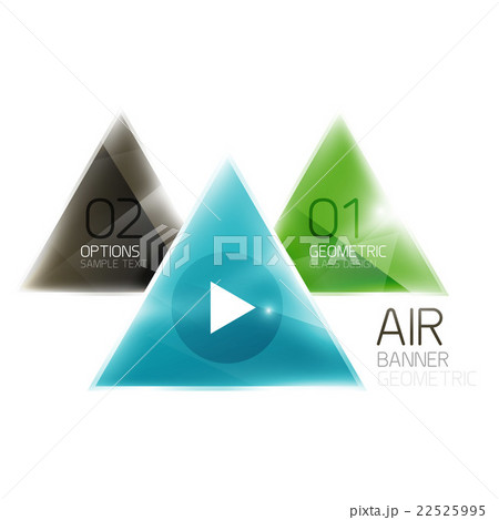 Shiny triangle abstract background 22525995