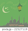 Creative greeting card design for holy month of 22527119