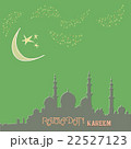 Creative greeting card design for holy month of 22527123