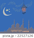 Creative greeting card design for holy month of 22527126