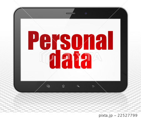 Data concept: Tablet Pc Computer with Personal 22527799