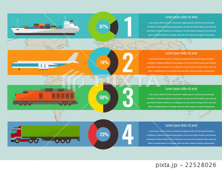 Transportation logistics concept. Vector 22528026