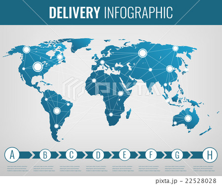 World transportation and logistics. Vector World transportation and logistics. Vector 22528028