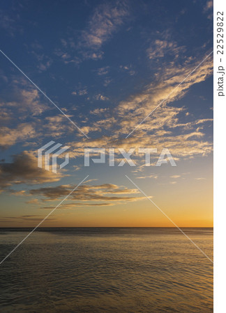 Romantic sunset over sea 22529822