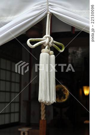 皇大神社拝殿の幕と房 22530096