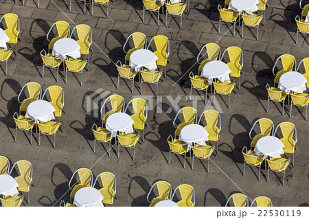 Tables on St Mark's Square in Venice Venice, Veneto, Italy 22530119
