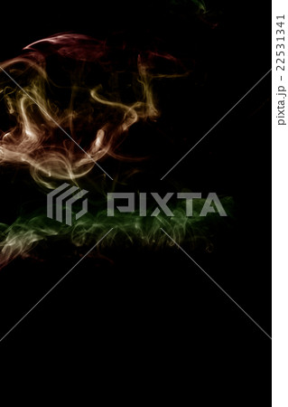 Smoke-shaped Monster,black background 22531341