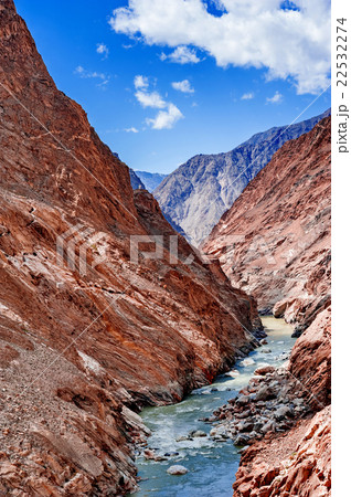 Road through stunning mountain scenery between Gil Road through stunning mountain scenery between Gil 22532274