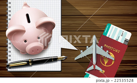 Vector of Financial Planning for travel 22535528