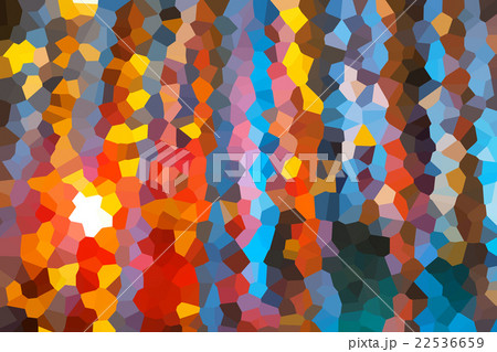 Abstract colorful crystal line 22536659
