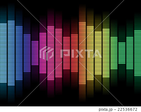 Rainbow Equalizer Wave 22536672