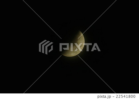 月　MOON　月齢 6.3　弓張月　中潮 22541800