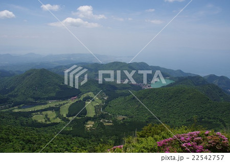 雲仙　妙見岳より温泉街を望む 22542757