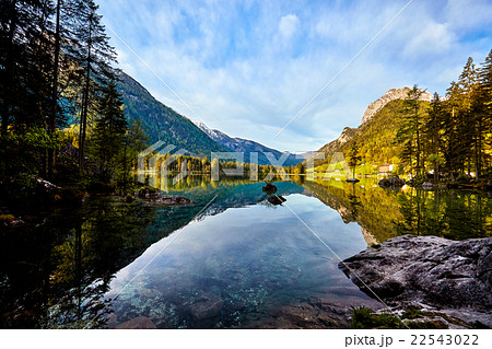 turquoise water and scene of trees and Lake turquoise water and scene of trees and Lake 22543022