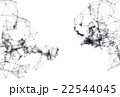 Abstract molecular structure on white background 22544045