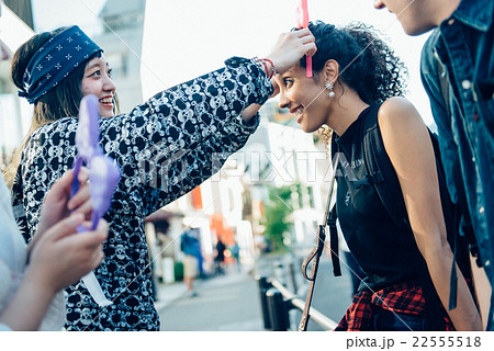 原宿を観光する外国人 22555518