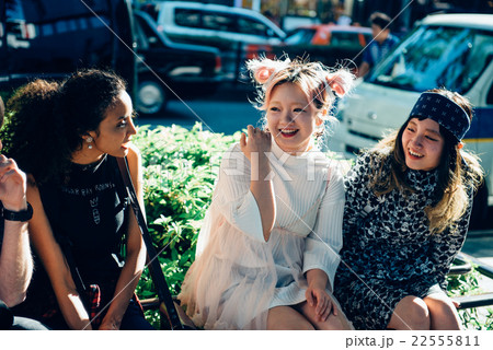 原宿を観光する外国人 22555811