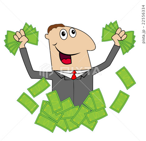 Business man with money in his hands  22556334