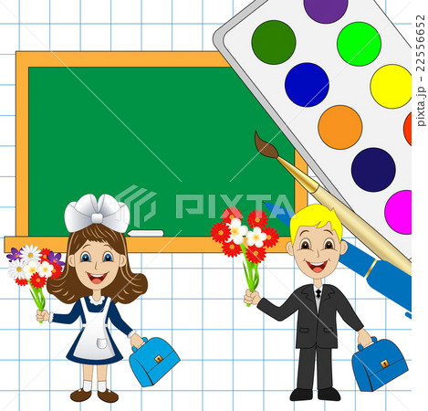 funny babies with flowers and school Board funny babies with flowers and school Board 22556652