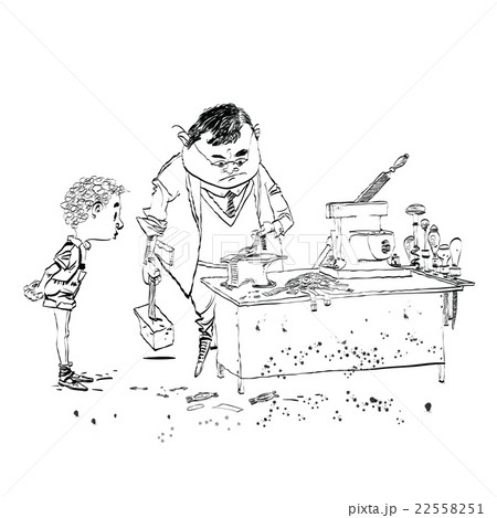 The boy student in class work 22558251