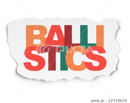 Science concept: Ballistics on Torn Paper Science concept: Ballistics on Torn Paper 22559629