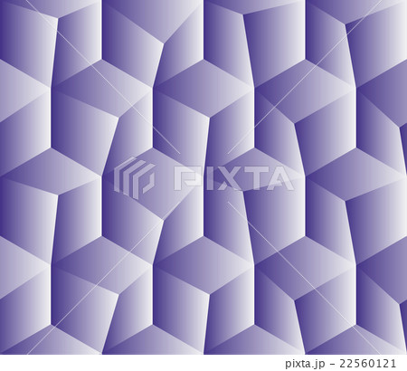 A seamless tilable blue isometric cube pattern 22560121