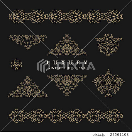 Arabic vector set of frames lines art design 22561108