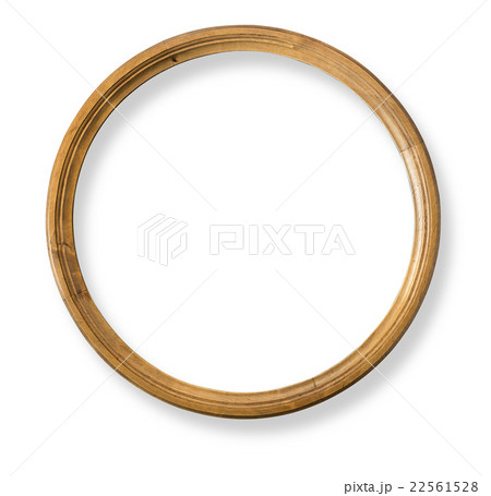 Round wooden frame 22561528