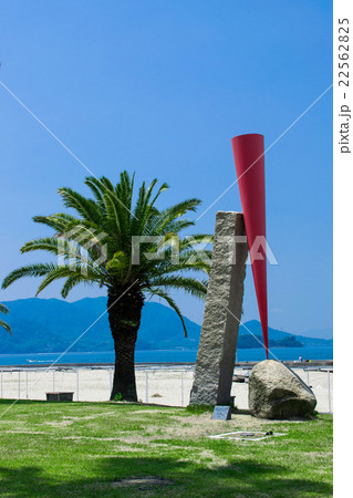 尾道 生口島 サンセットビーチの写真素材