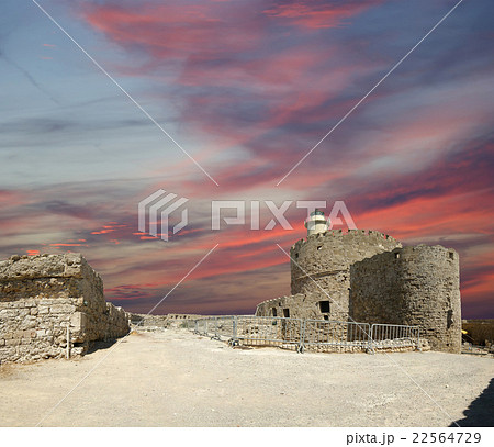 Rhodes Tower of St. Nicholas, Greece 22564729