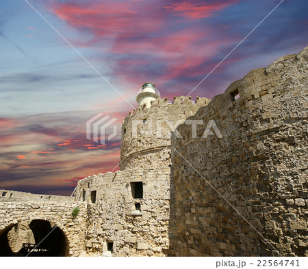 Rhodes Tower of St. Nicholas, Greece 22564741