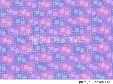 あじさい イラスト 花柄 背景のイラスト素材