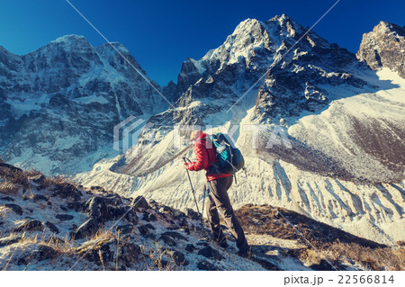 Hike in Himalayas Hike in Himalayas 22566814