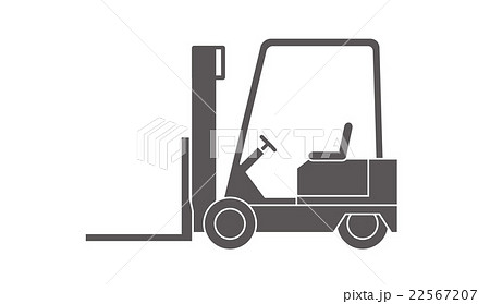 フォークリフトのイラスト素材 22567207 Pixta