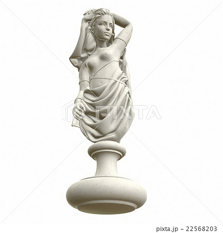 Antique sculpture of a woman. 3d illustration Antique sculpture of a woman. 3d illustration 22568203