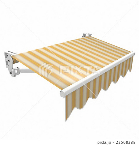 Awnings, marques patio Basis. 3d illustration Awnings, marques patio Basis. 3d illustration 22568238