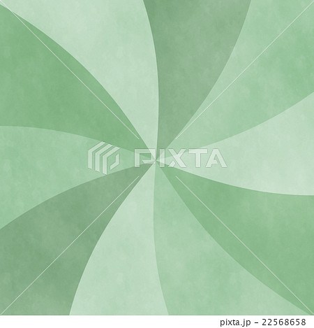 アナログ風渦巻き背景イラスト素材 緑系 正方形 スクエアのイラスト素材