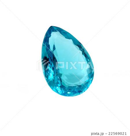 Blue Topaz Isolated 22569021